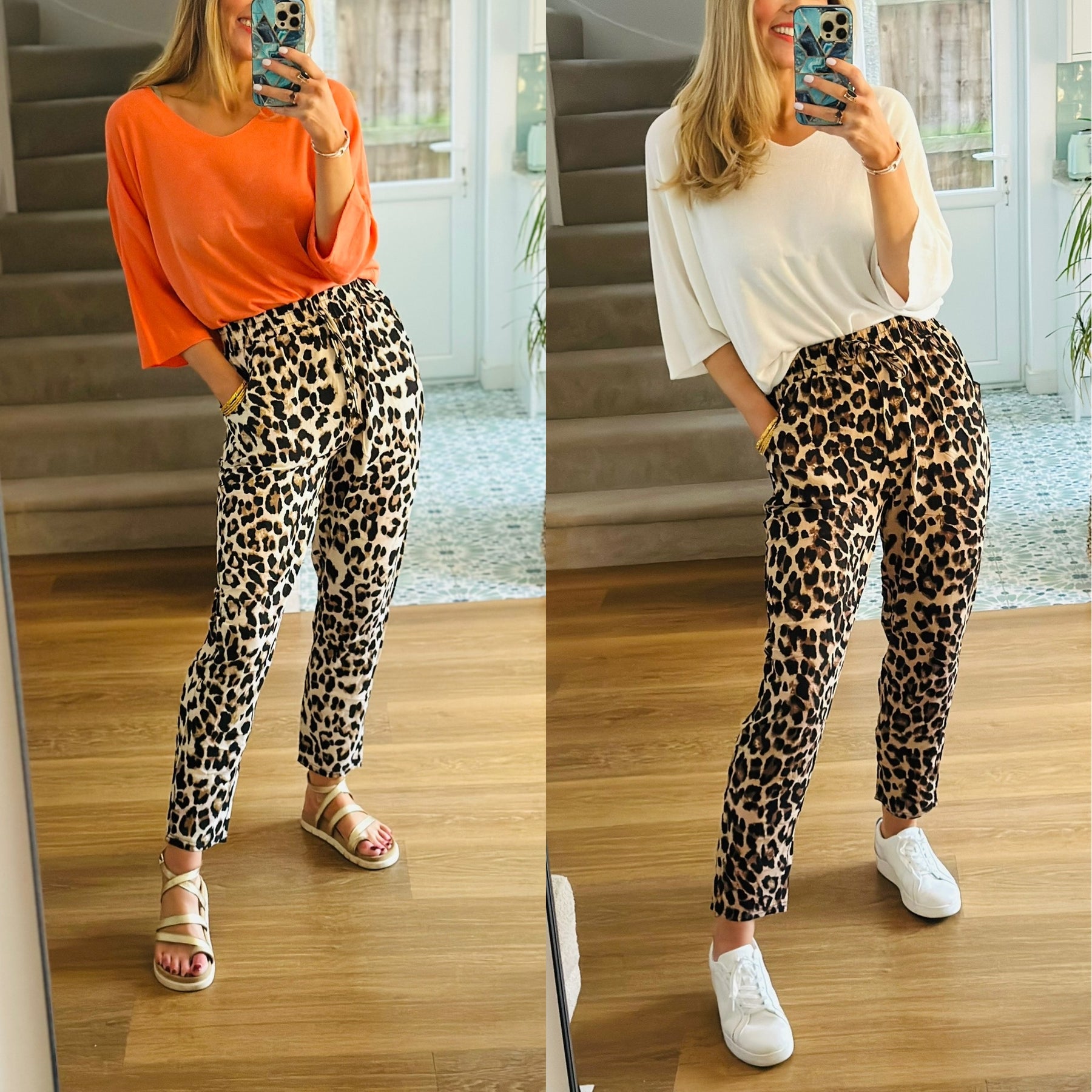 Leopard Resort Trousers