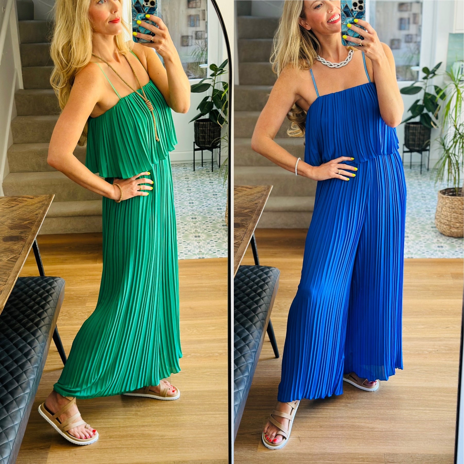 Pleated Jumpsuit
