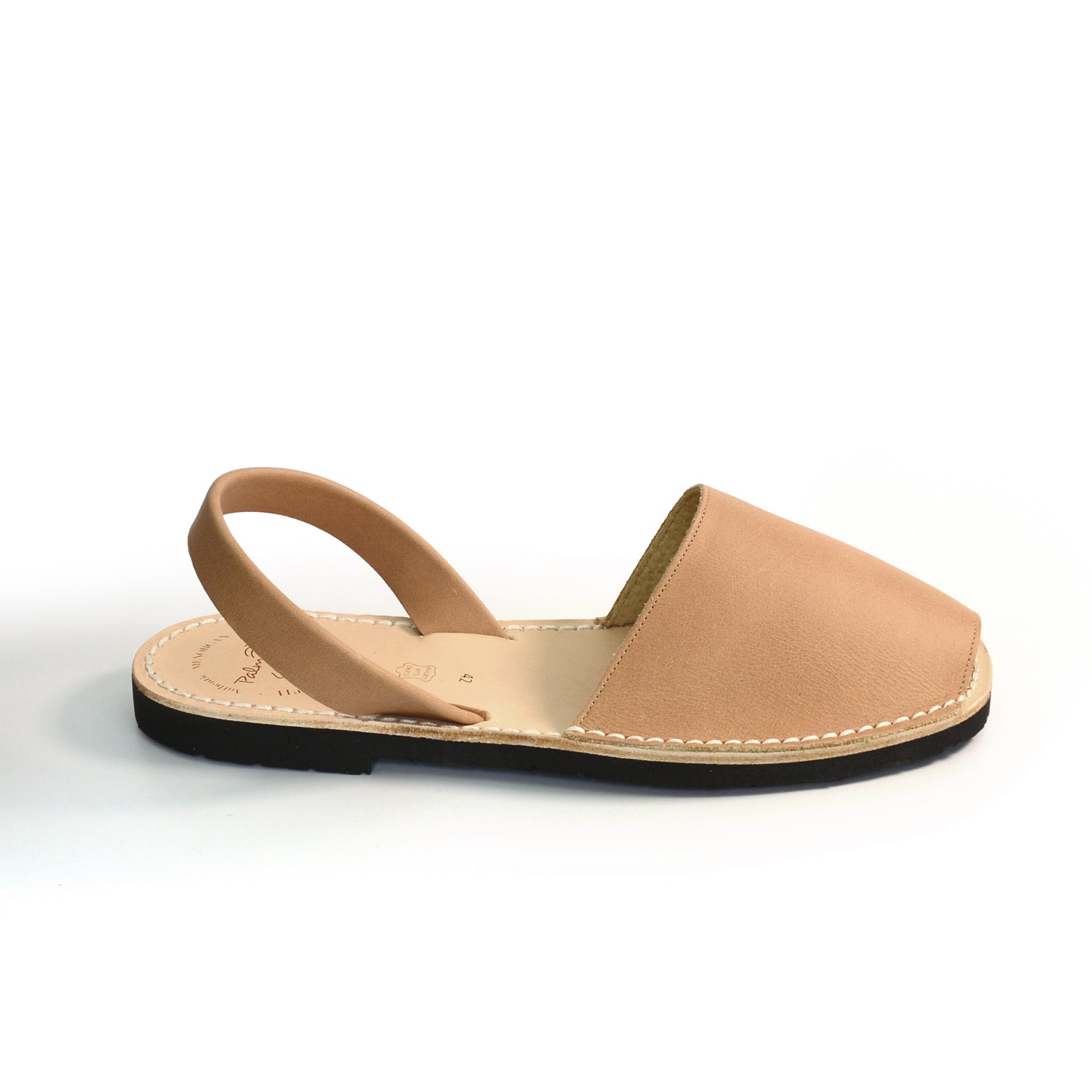 Mens avarcas tan leather sandals