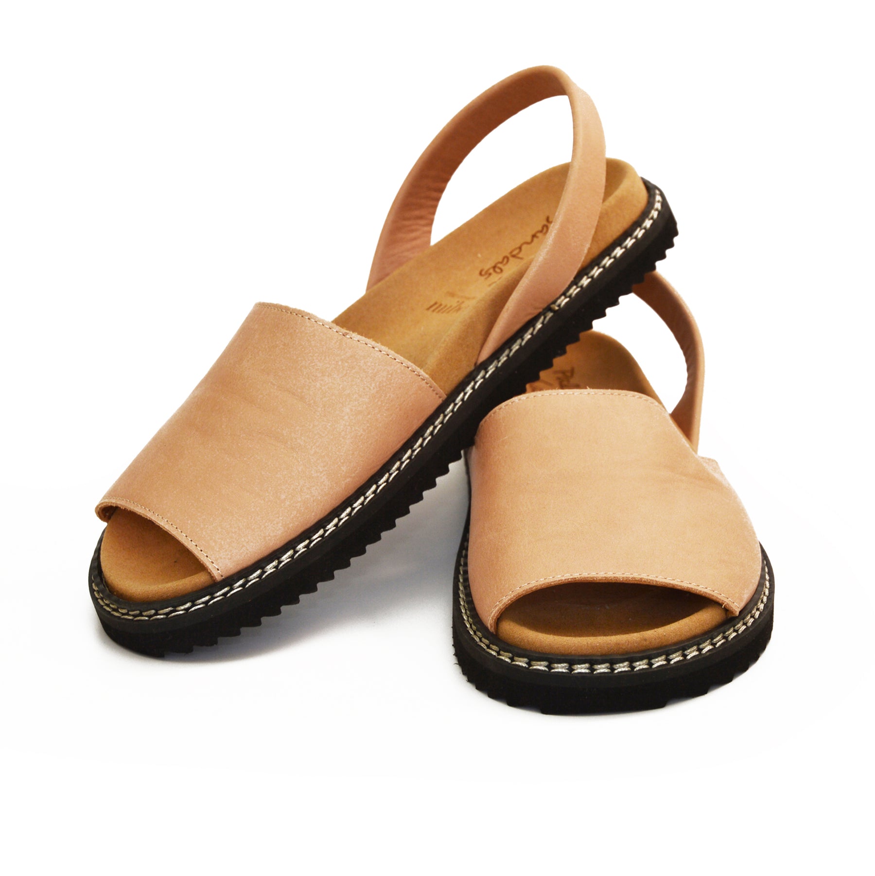 tan leather avarcas menorcan sandals with arch support flat sandals