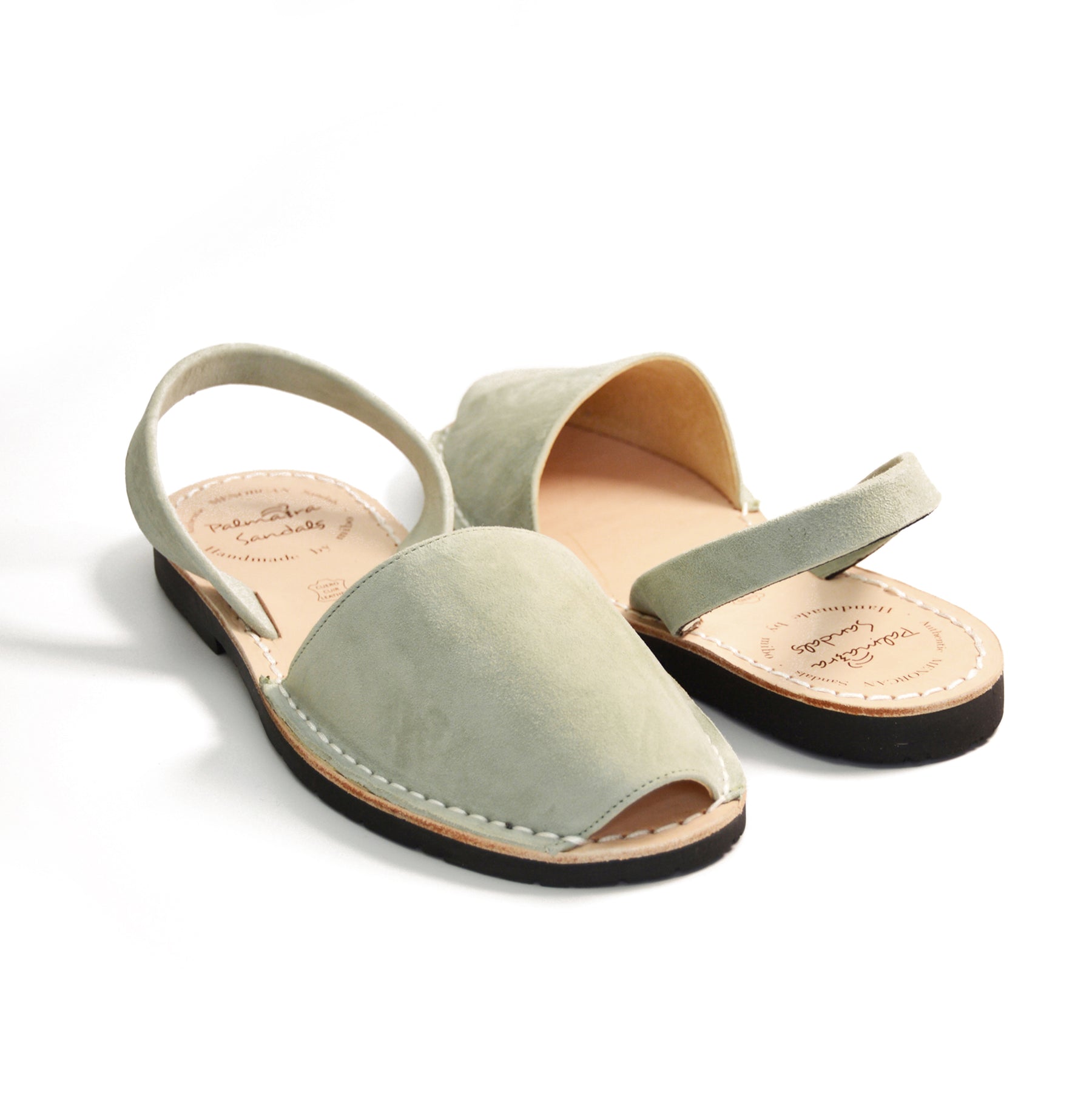 sage green spanish menorcan avarcas sandals