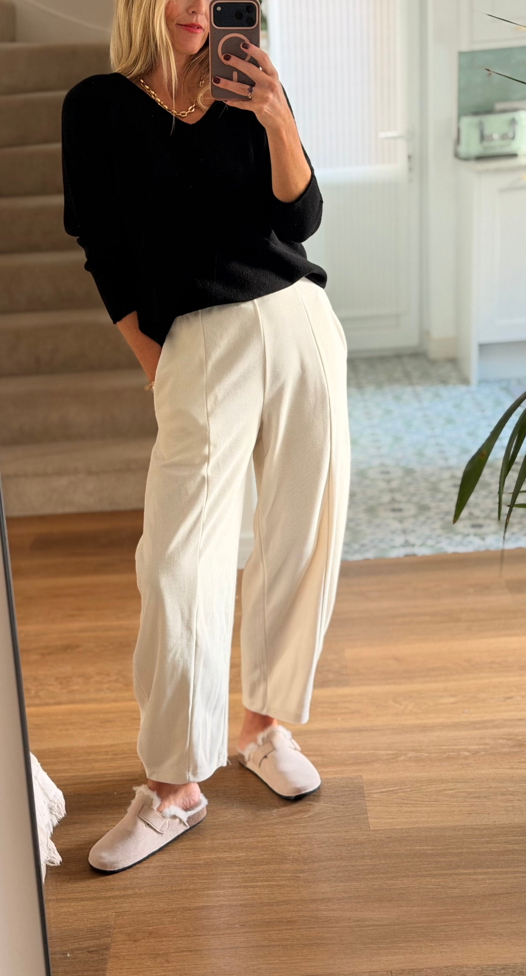 Fine Cord Barrel Trousers