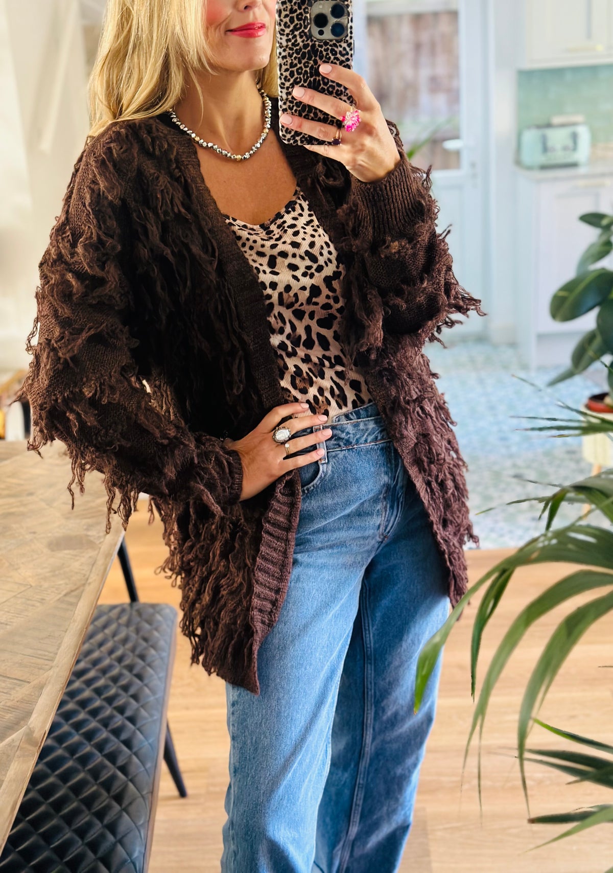 Shaggy Cardigan