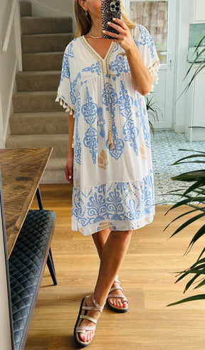 Tassel Sleeve Dress