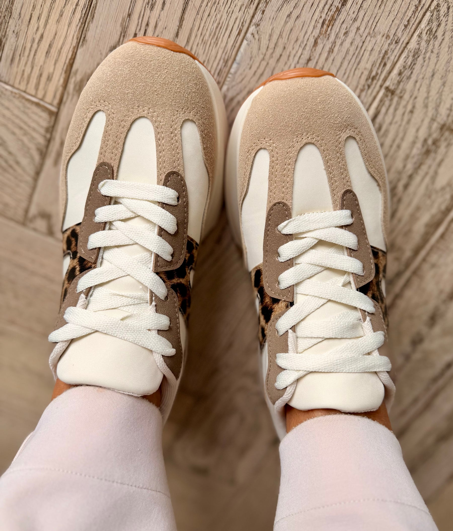 Chunky Leopard Detail Trainers