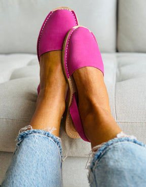 Bubblegum Suede Avarcas