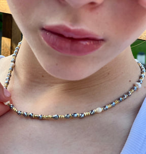 Precious Stone Choker Necklace