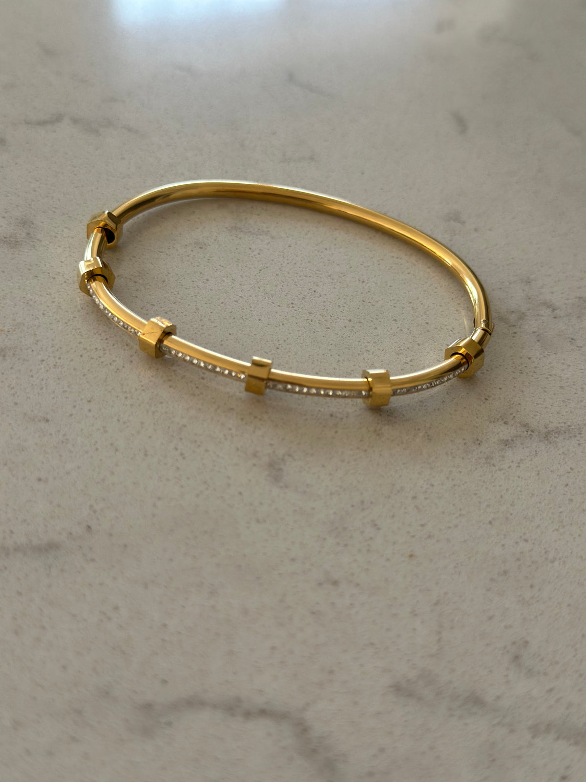 Slim Diamante Bangle