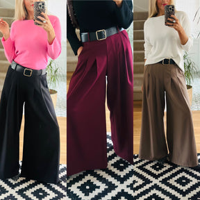 Wide Leg Trousers