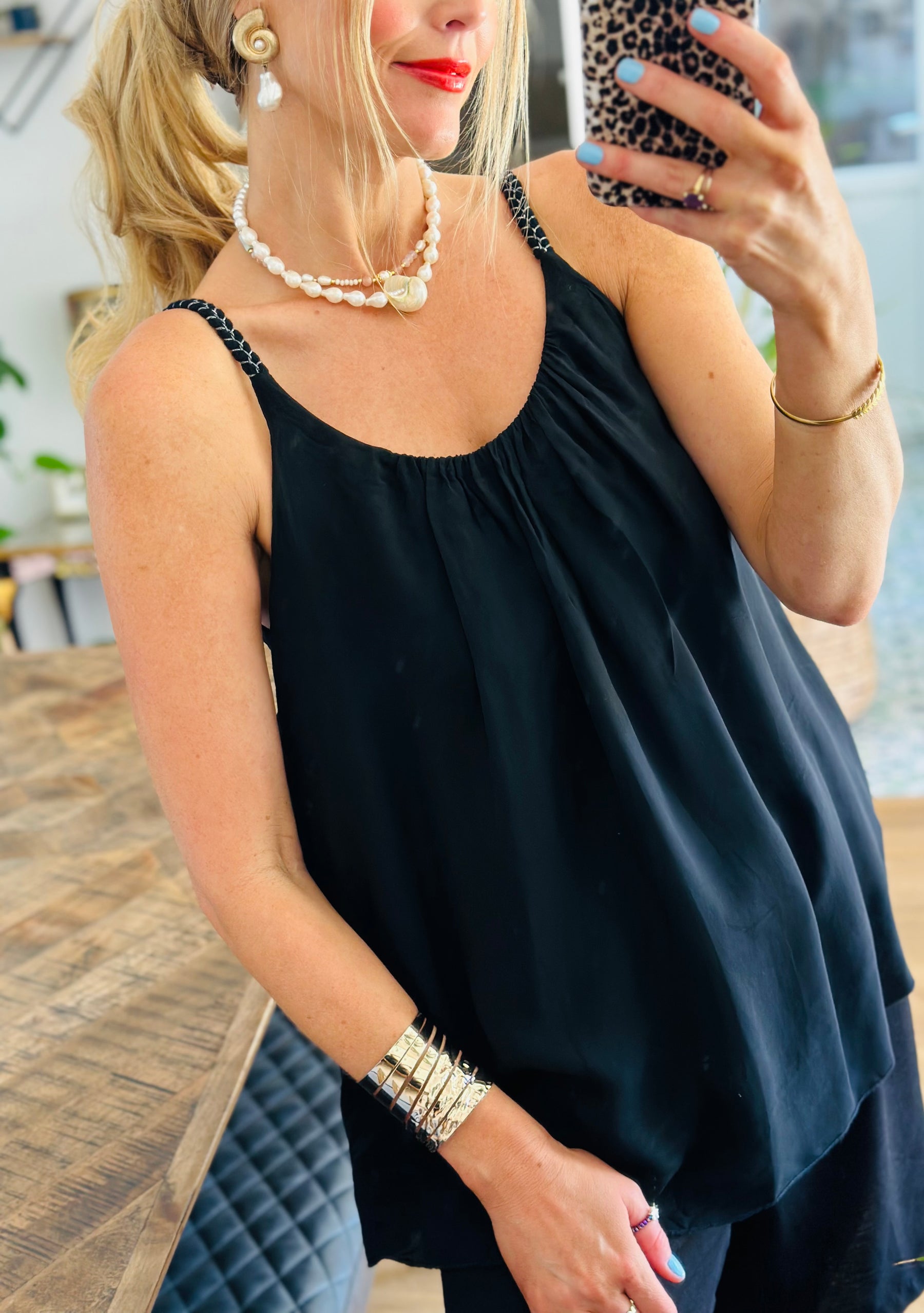 Braided Strap Tops