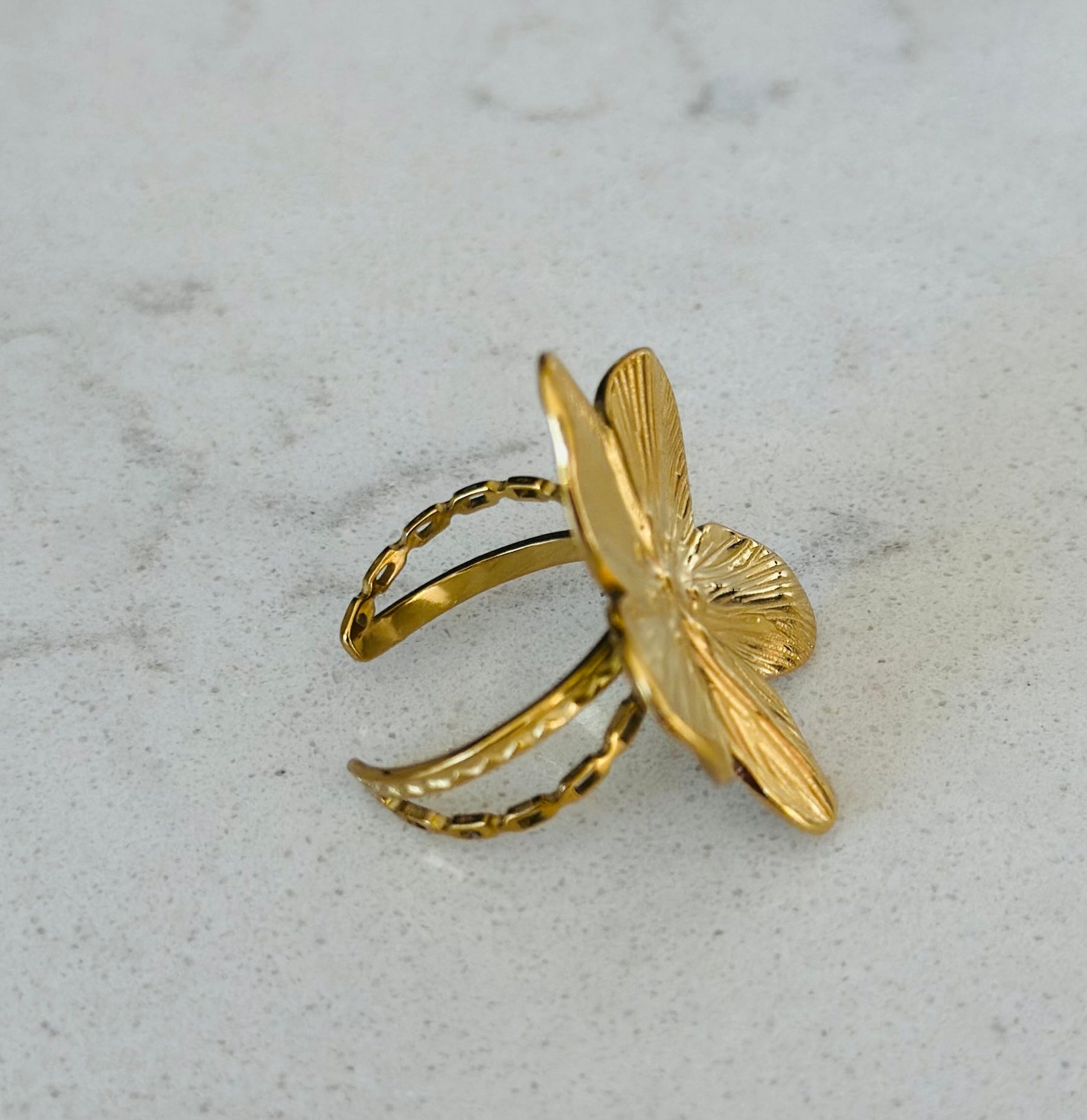 Gold Flower Ring
