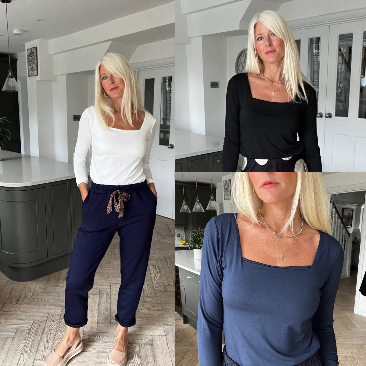 Square Neck Essential Top