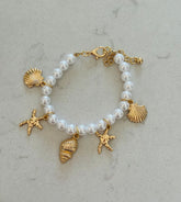 Pearl Charm Bracelet