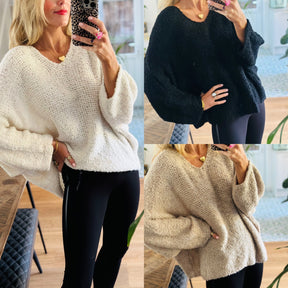 Fluffy bouclé Jumper