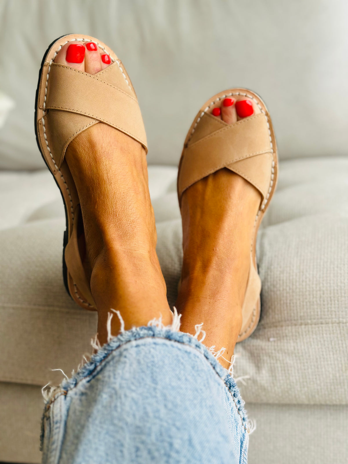 Georgia Tan Peeptoe