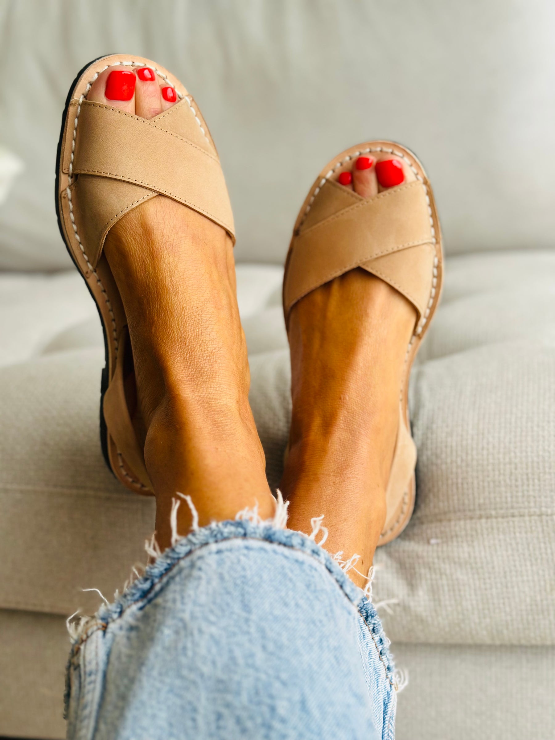 Georgia Tan Peeptoe