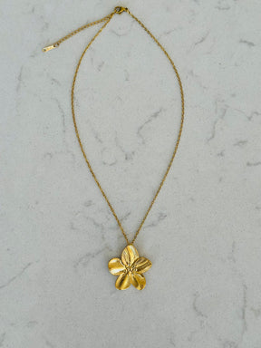 Gold Flower Necklace