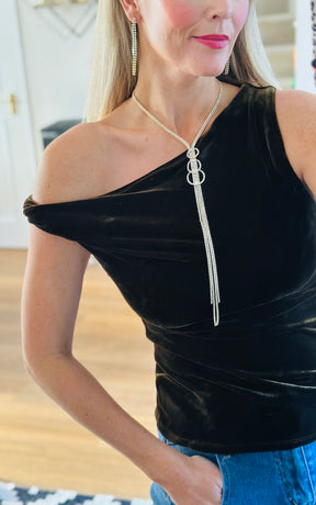 Longline diamanté set