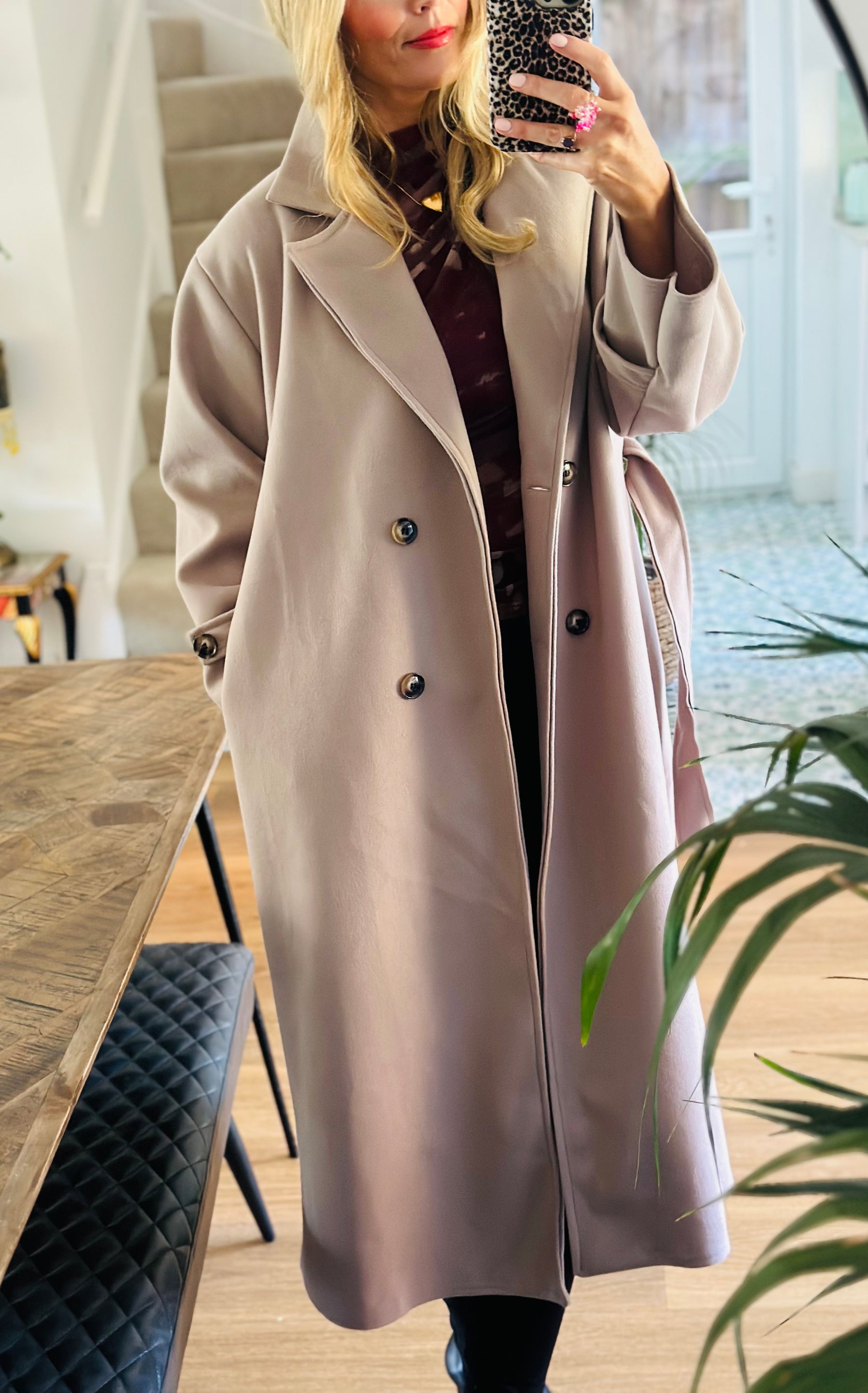 Belted Trench Coat