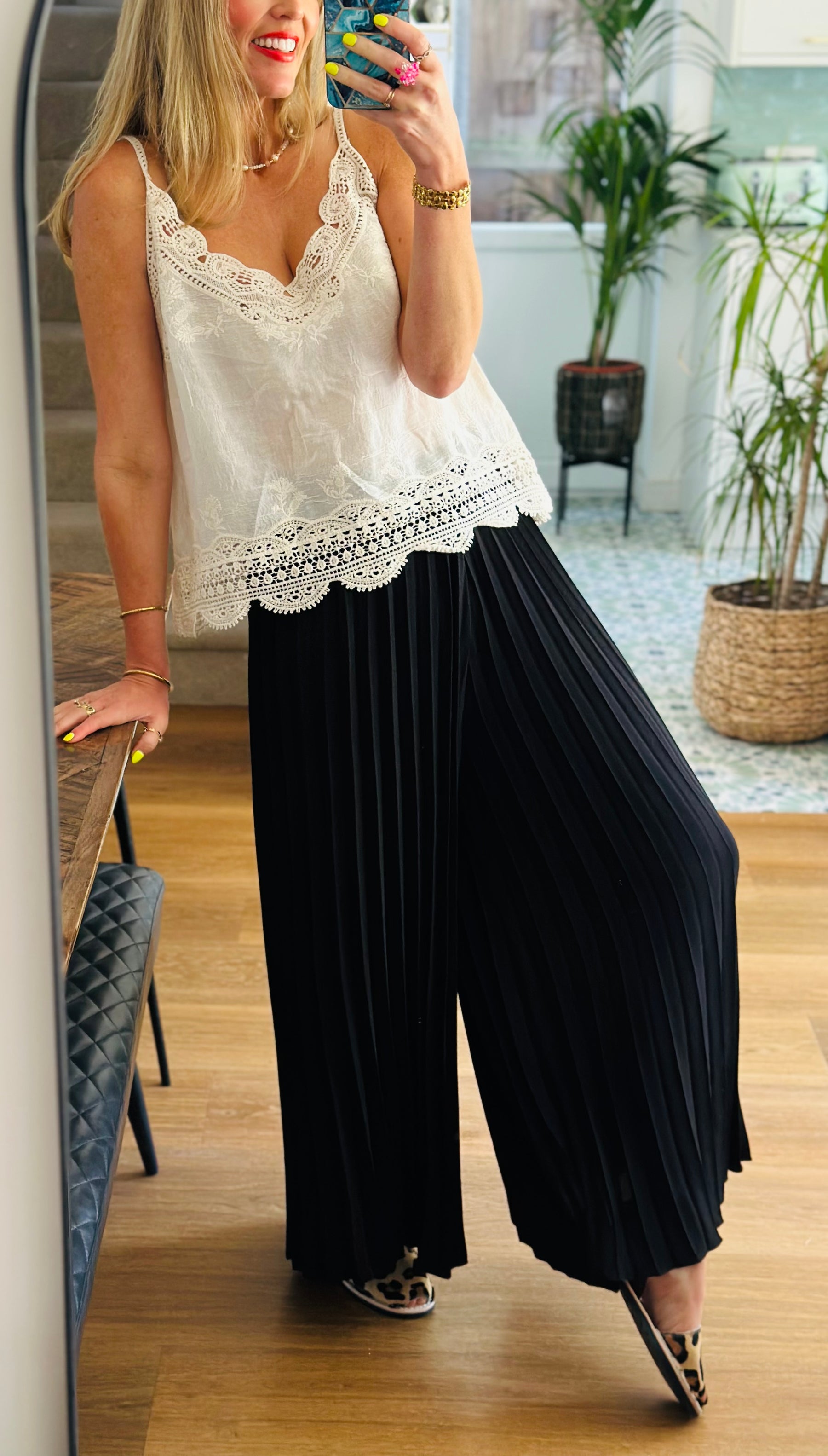 Pleated Trousers