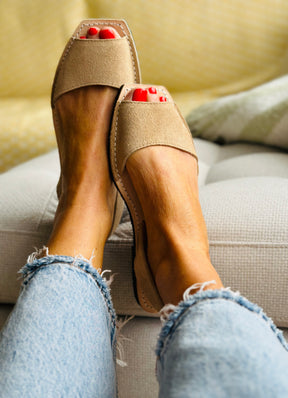 Alani Suede Peeptoes