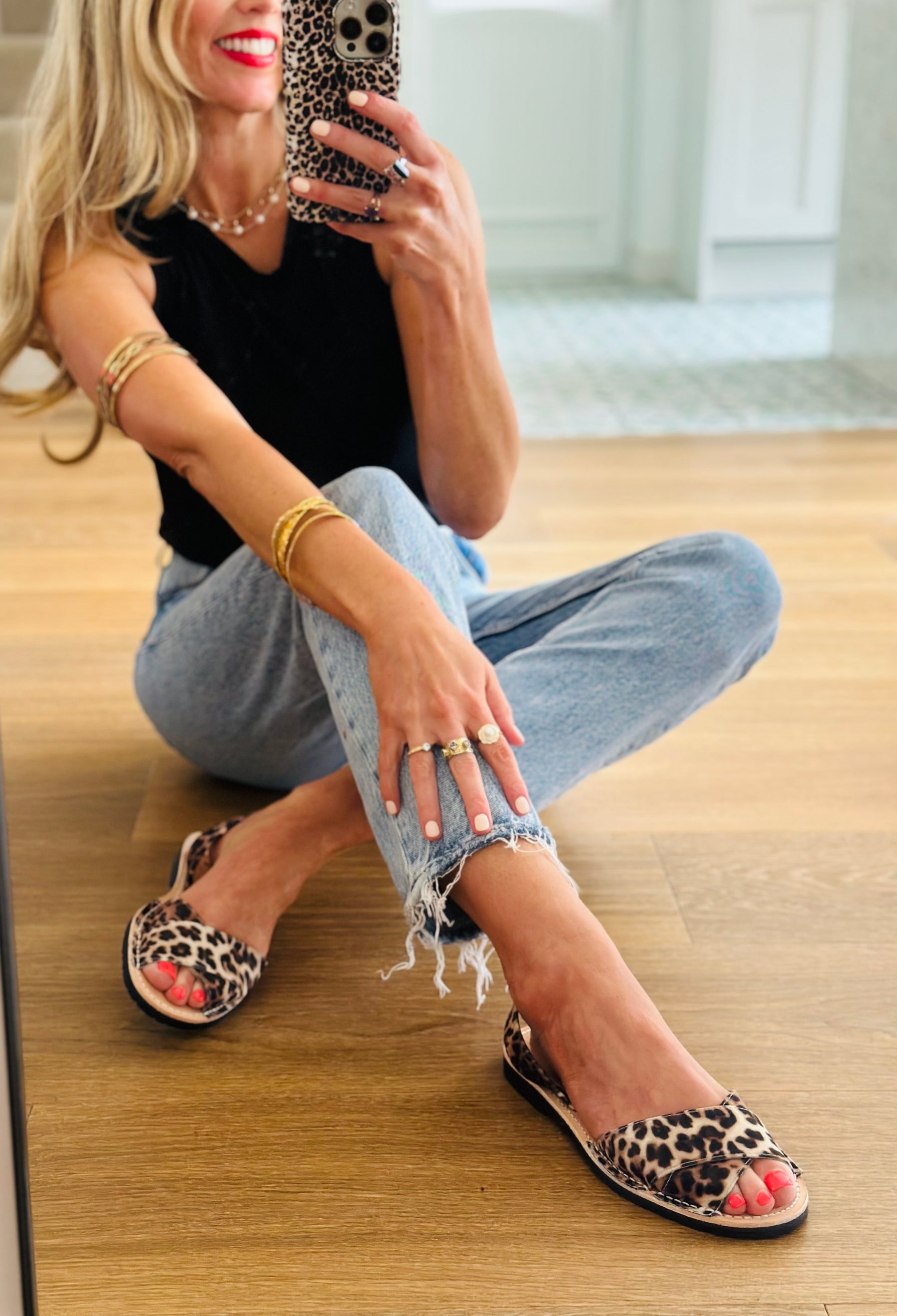 Savannah Peep-toe Avarcas