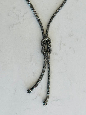 The Diamante Rope Necklace