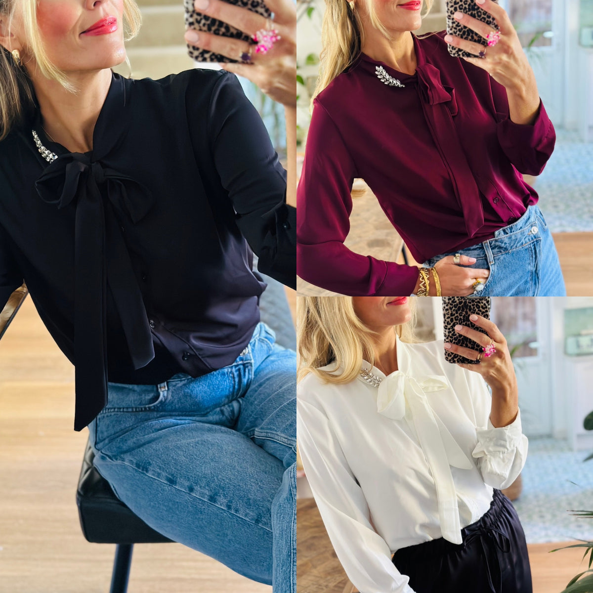 Pussybow blouse