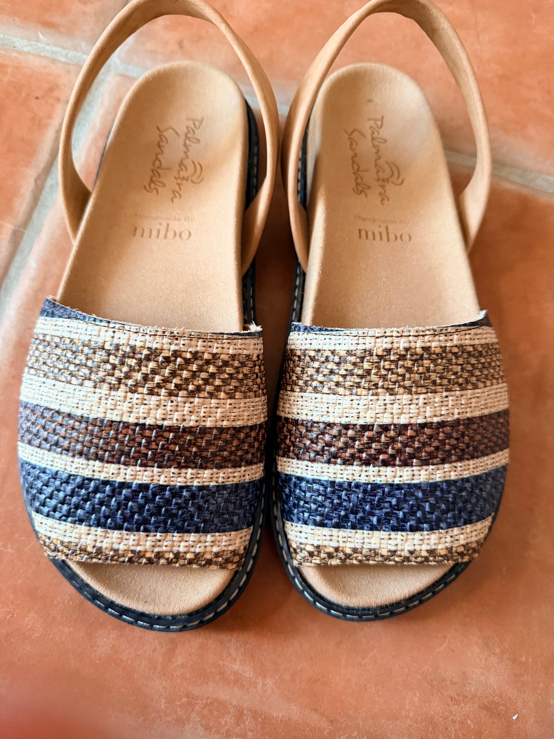 Sample sale woven blue ergonomic size 39