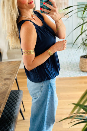 Draped Vest Top