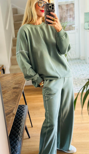 Diamante Embellised Jogger Set