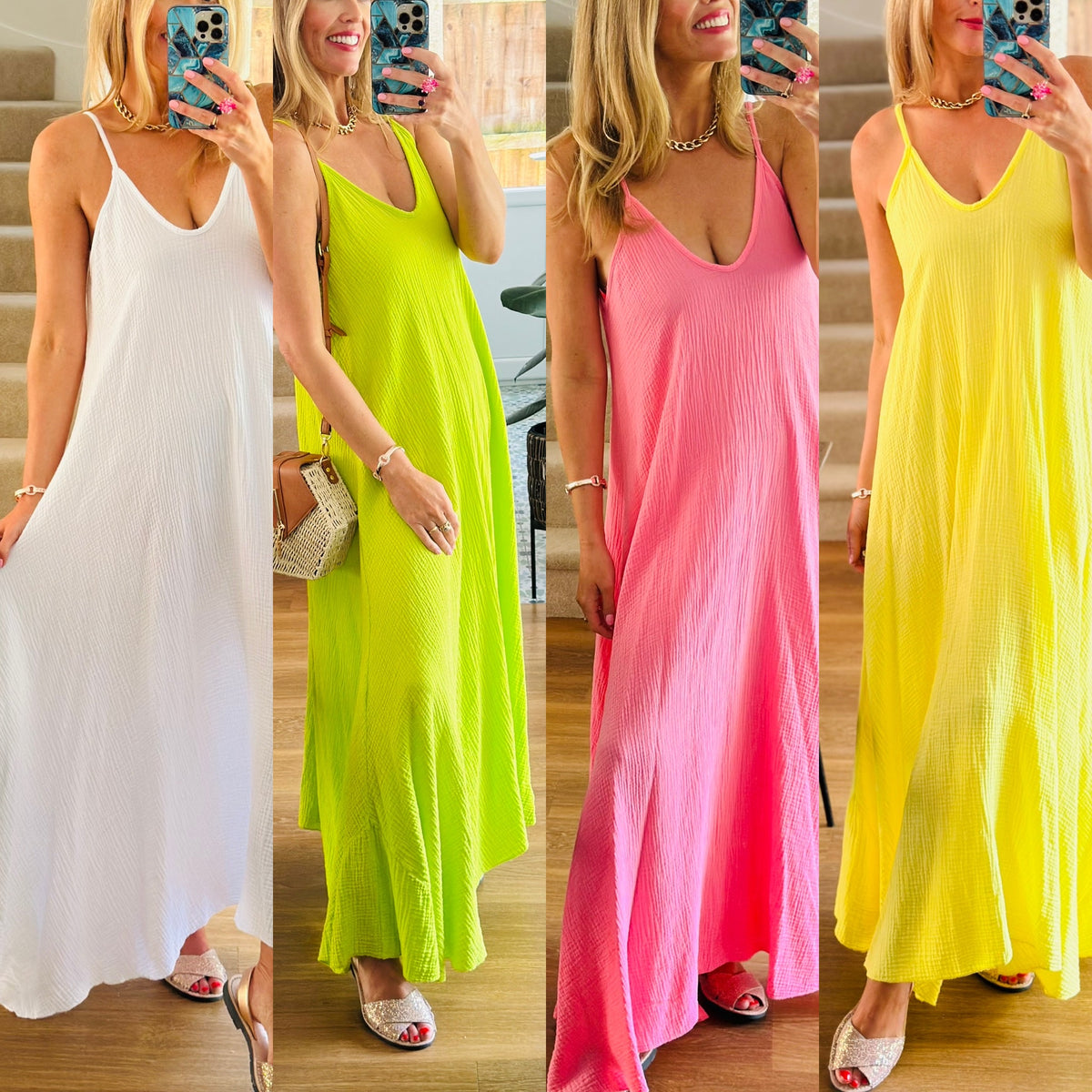 Strappy Cotton Dress