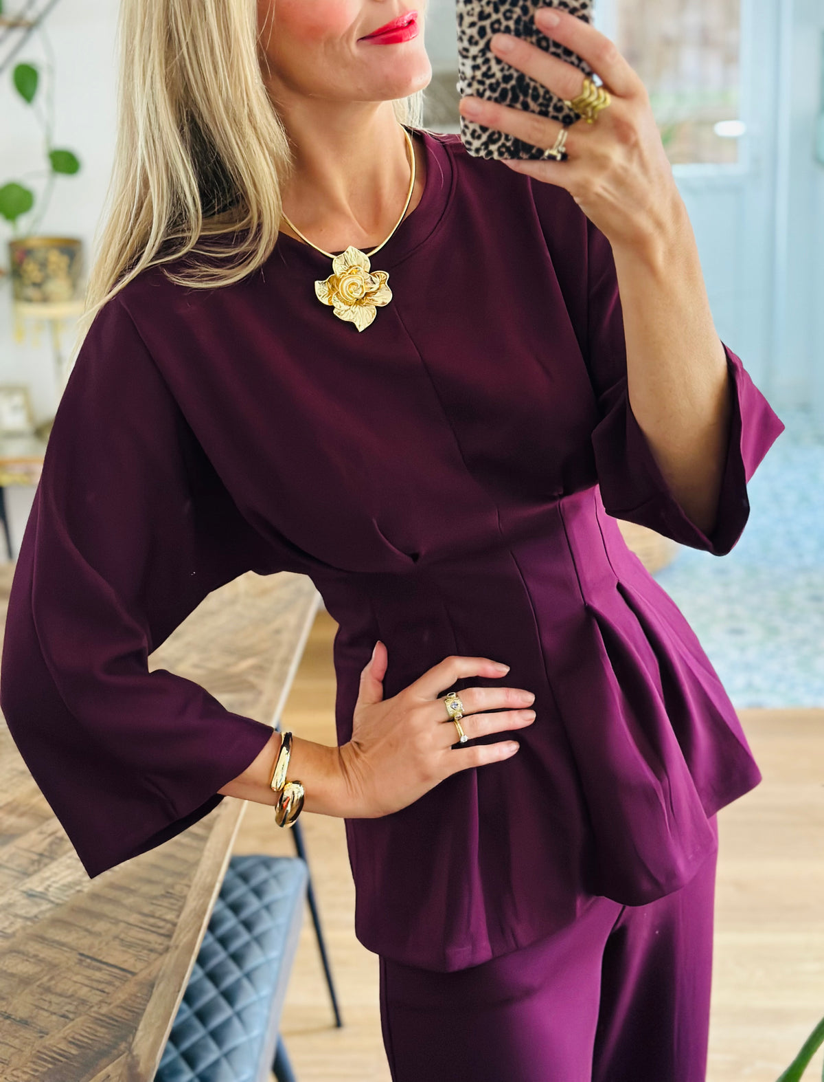 Peplum Co-Ord Set