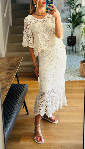 Crochet Maxi Skirt