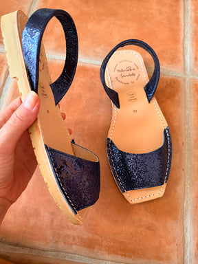 Sample sale Blue sparkle peeptoe size 39