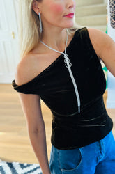 Longline diamanté set