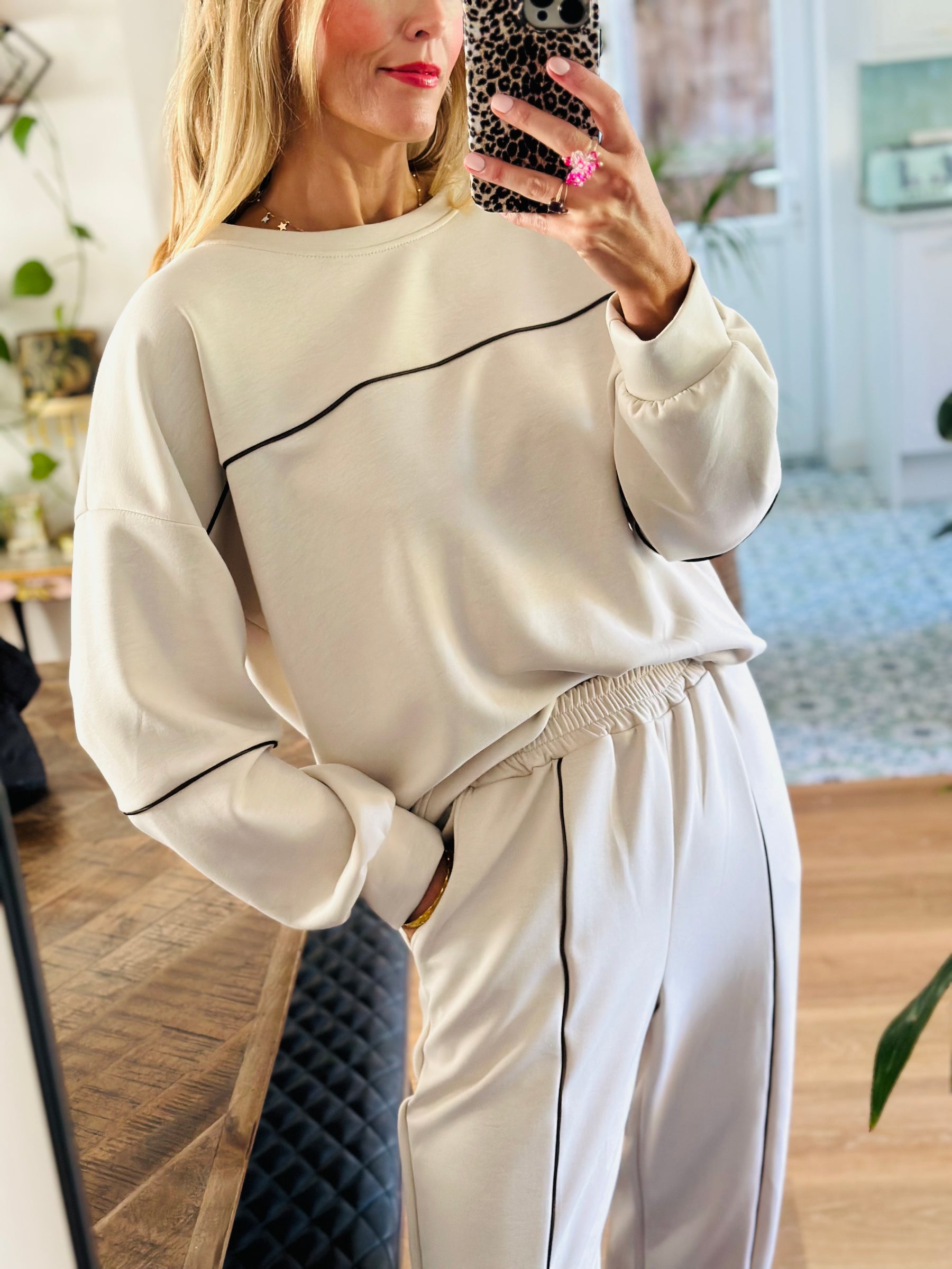 Piped Detail Tracksuit