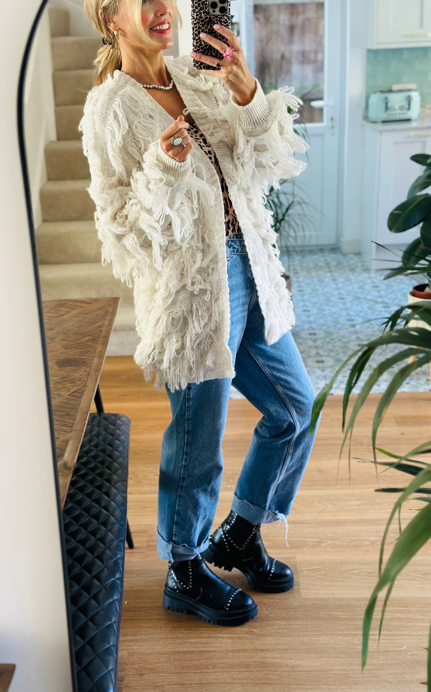 Shaggy Cardigan