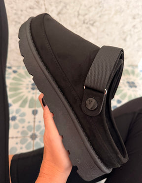 Platform Clogs Black