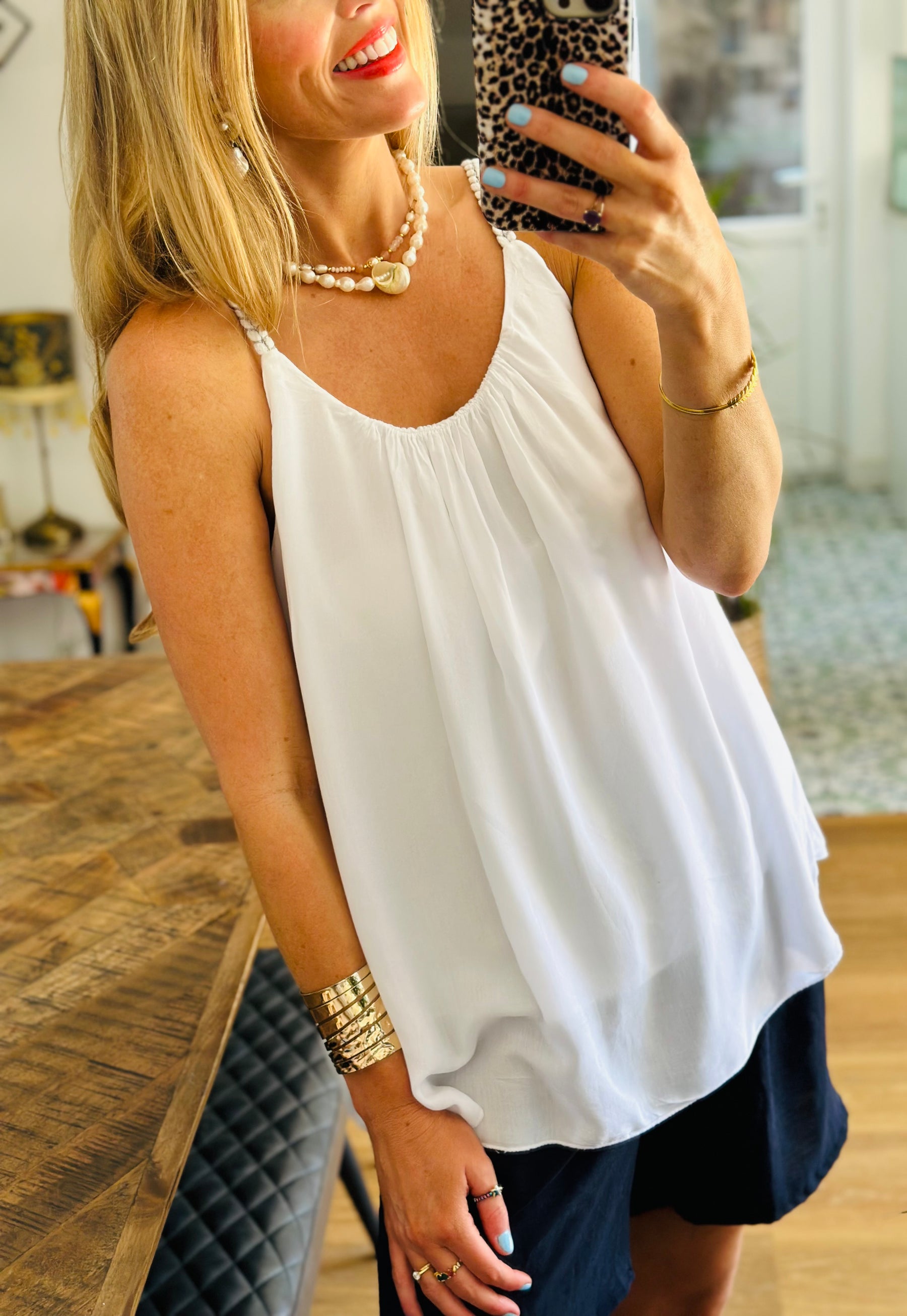 Braided Strap Tops