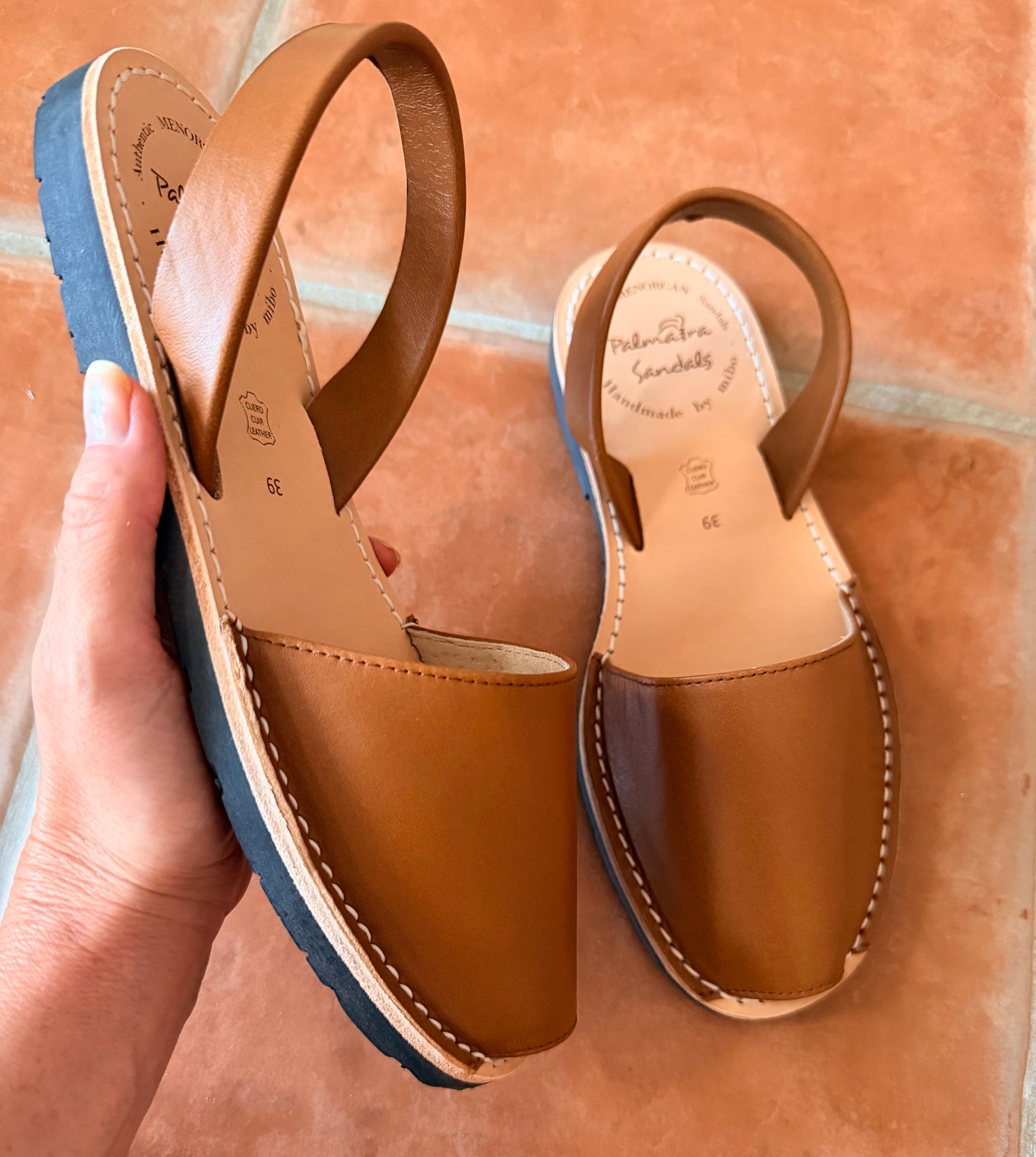 Sample Sale Tan leather size 39
