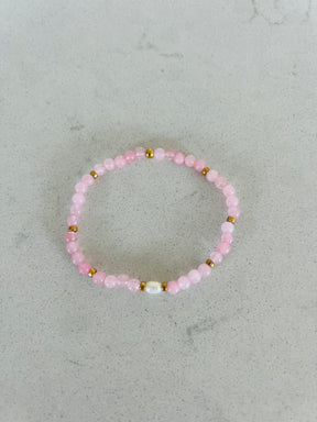 Freshwater Pearl & Semi Precious Stone Stretch Bracelets