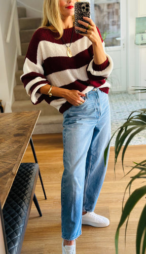 Striped Slouch Knit