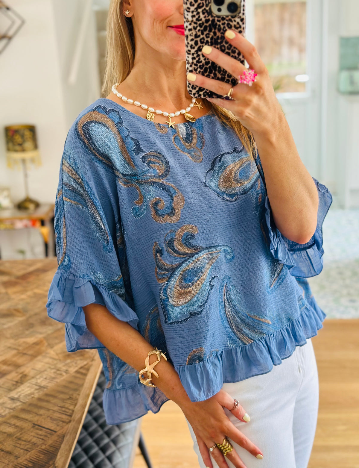Paisley Cotton Top