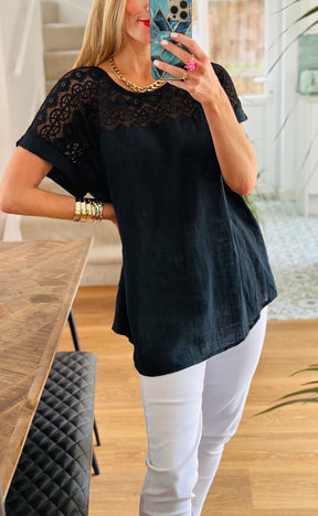Cotton Lace Tee