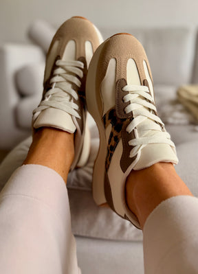 Chunky Leopard Detail Trainers