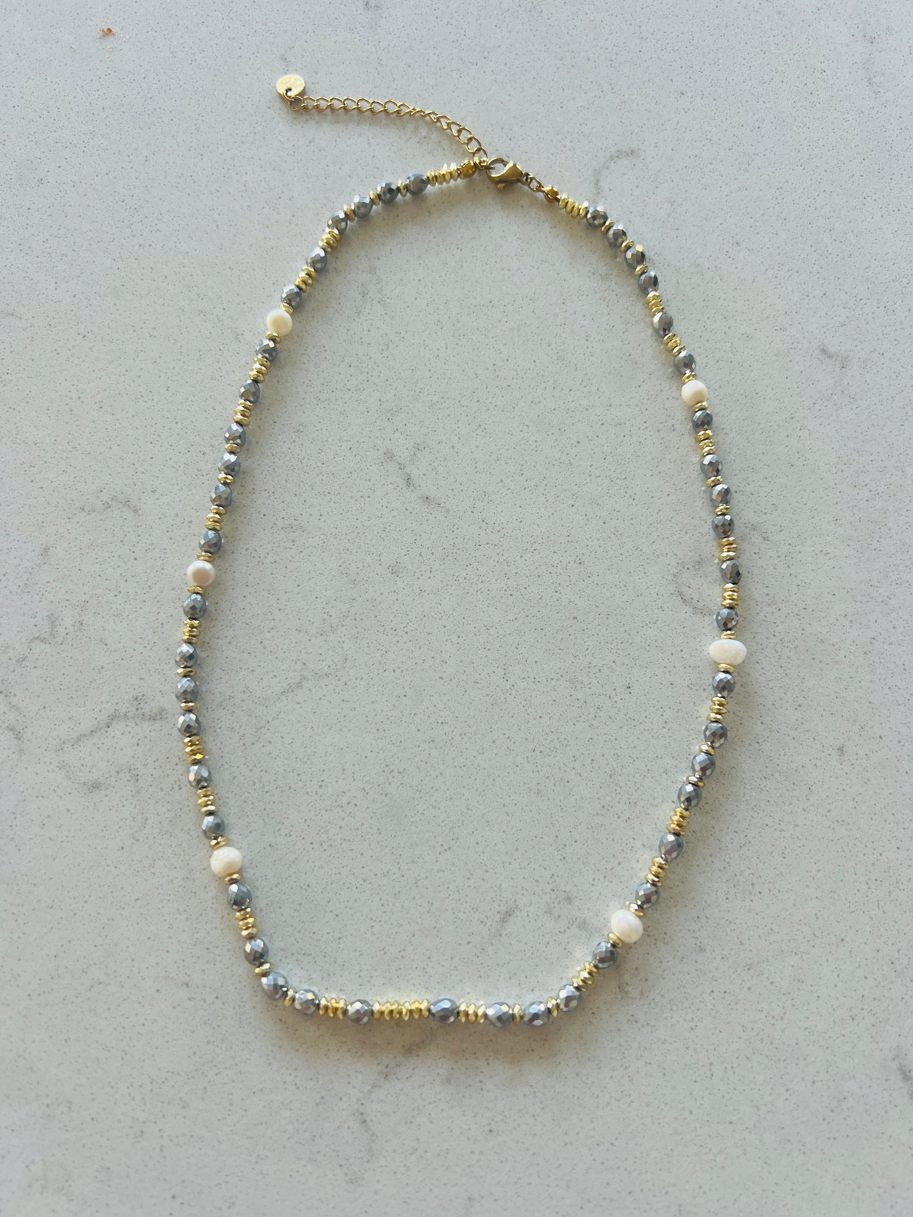 Precious Stone Choker Necklace