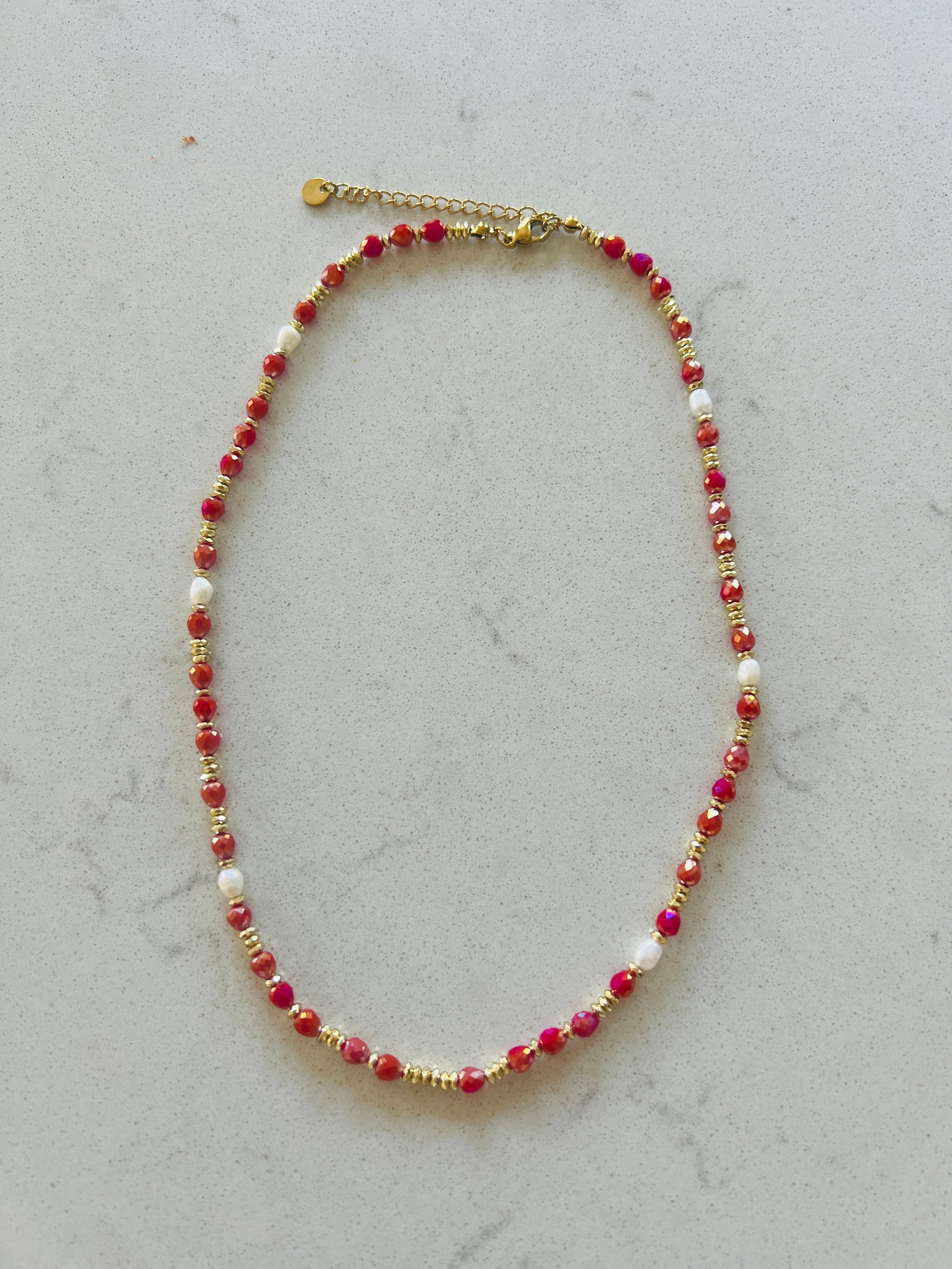 Precious Stone Choker Necklace