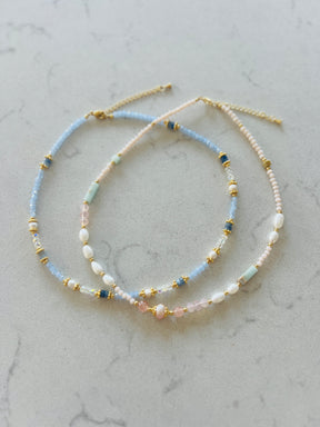 Pearl & Semi Precious Stone Necklace