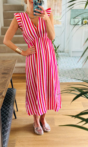 Candy Striped Dress
